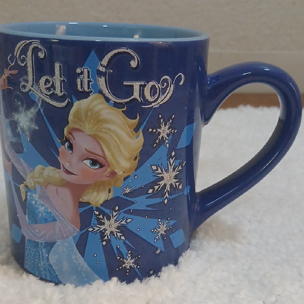 Disney Frozen Blue Mug with Elsa Design
